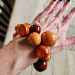 ZISKA Handmade, resin bolo bracelet